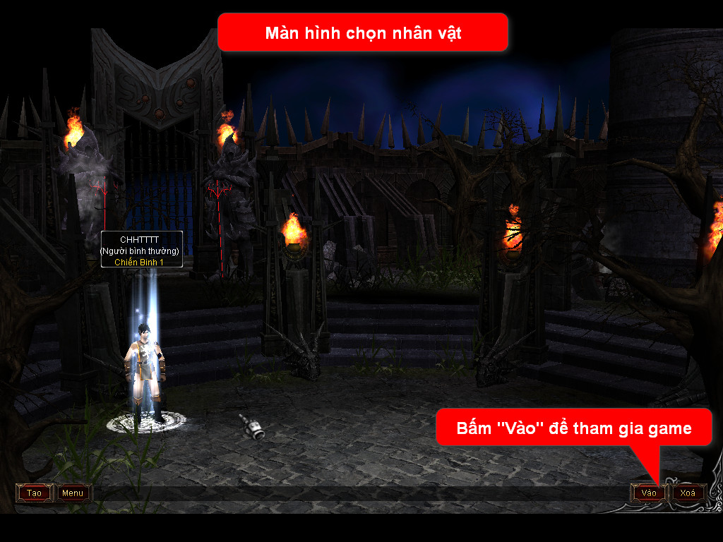 Chức năng chính của Game MU Vân Long Chức năng chính của Game MU Vân Long